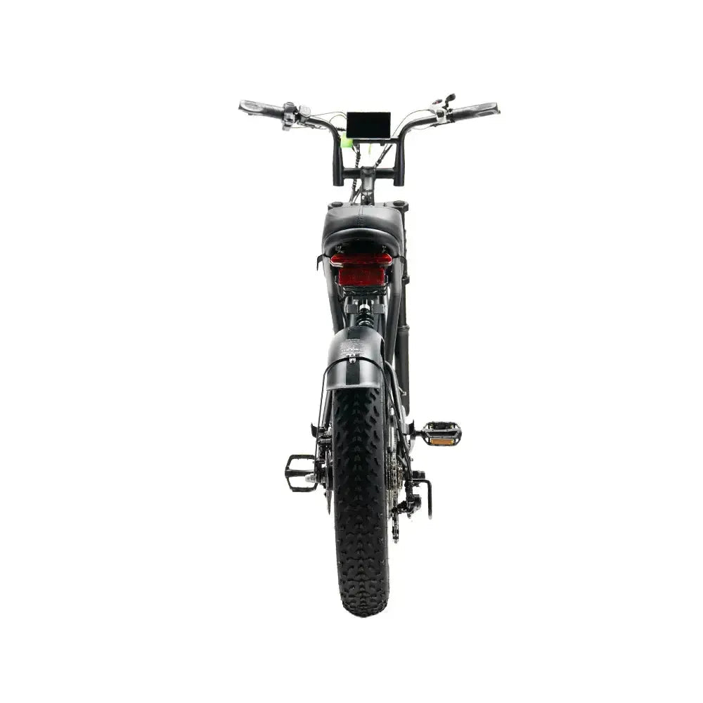 OUXI H9 Fatbike - Zwart - Hydraulische Remmen achterkant