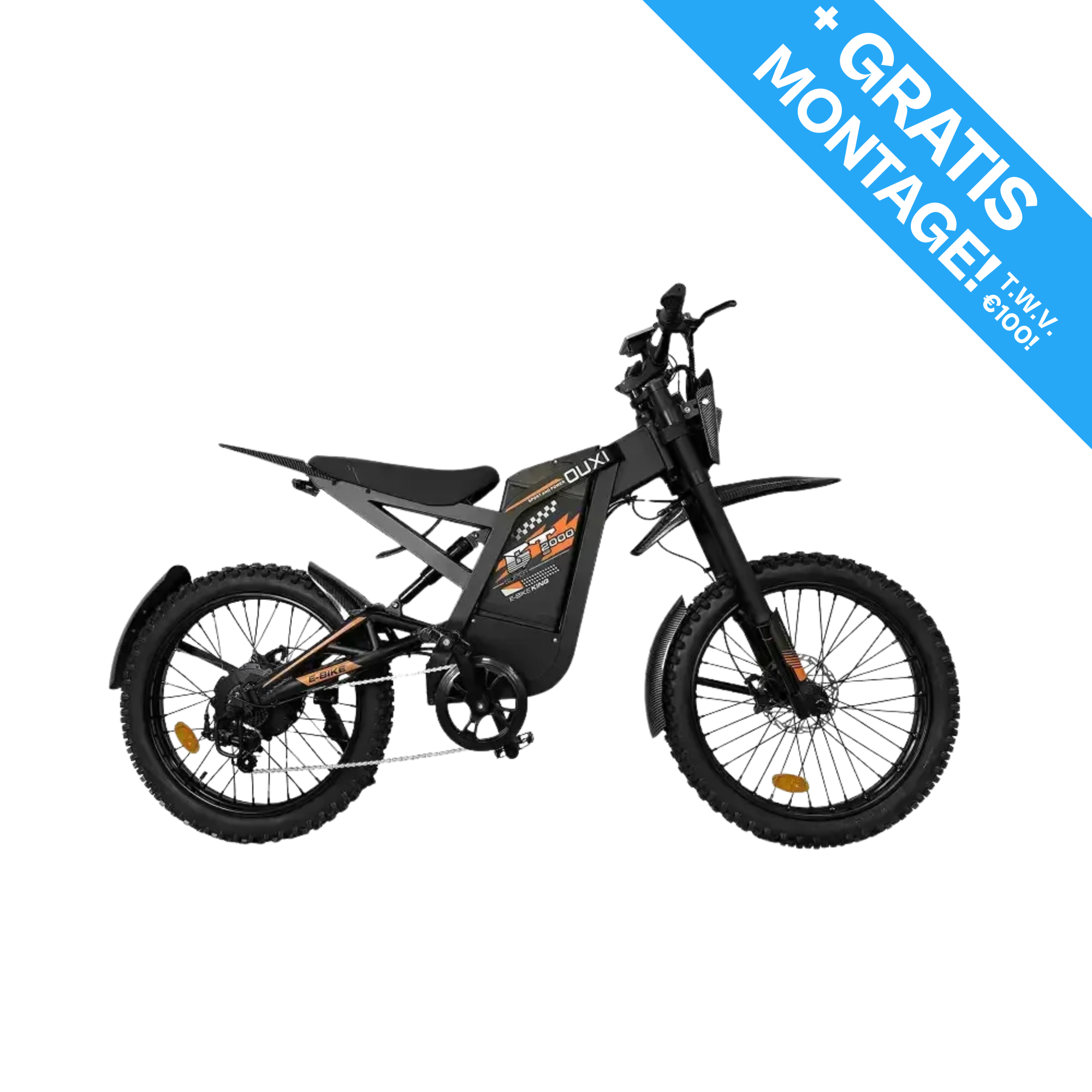Ouxi GT-2000 - fatbike - Oranje
