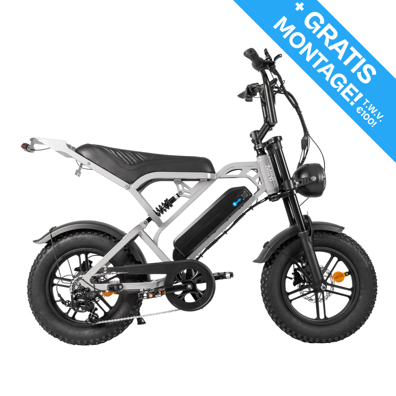 Fatbike V20 Pro Mini - Nardo Grijs - Hydraulische Remmen