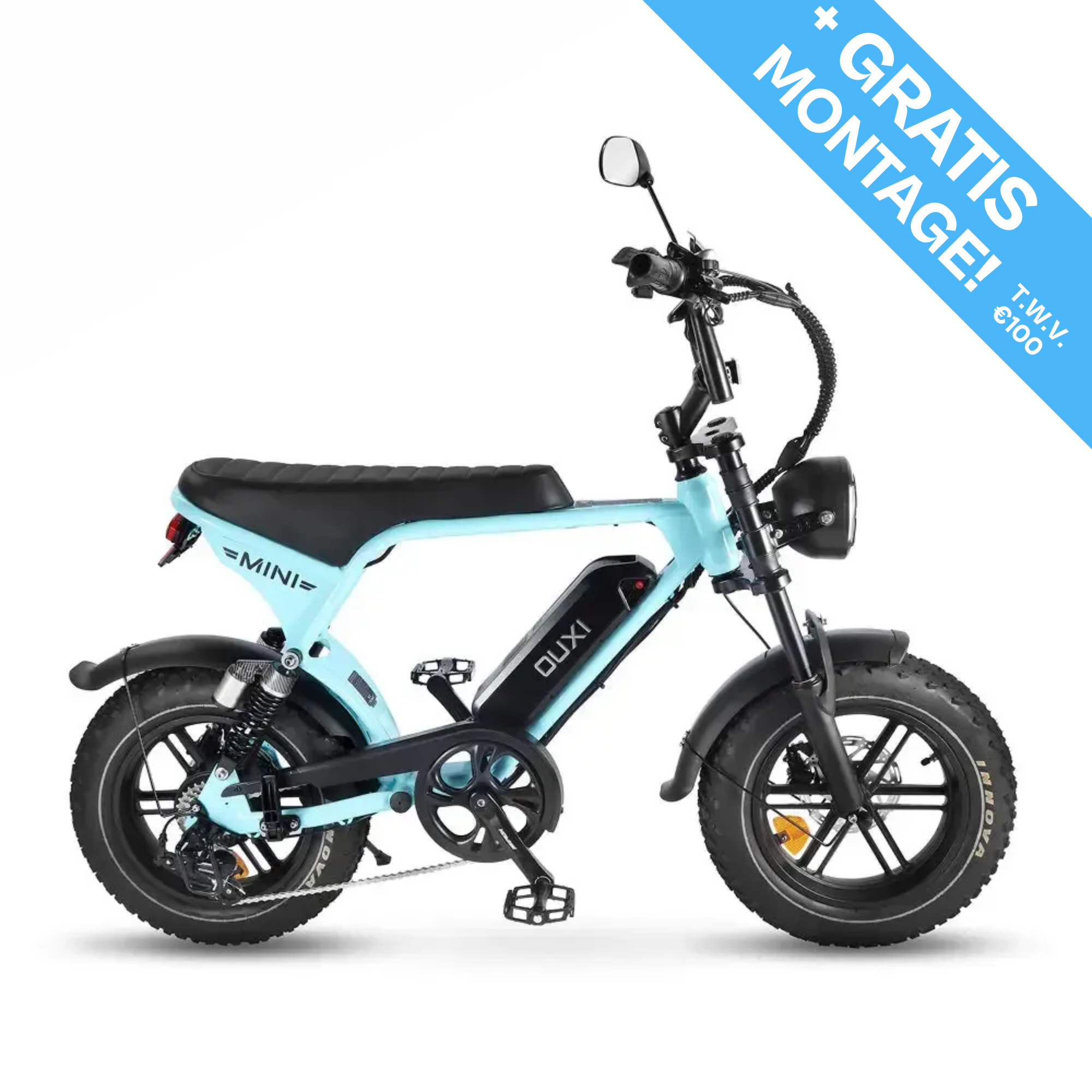 OUXI V8 Ultra Mini - Licht Blauw