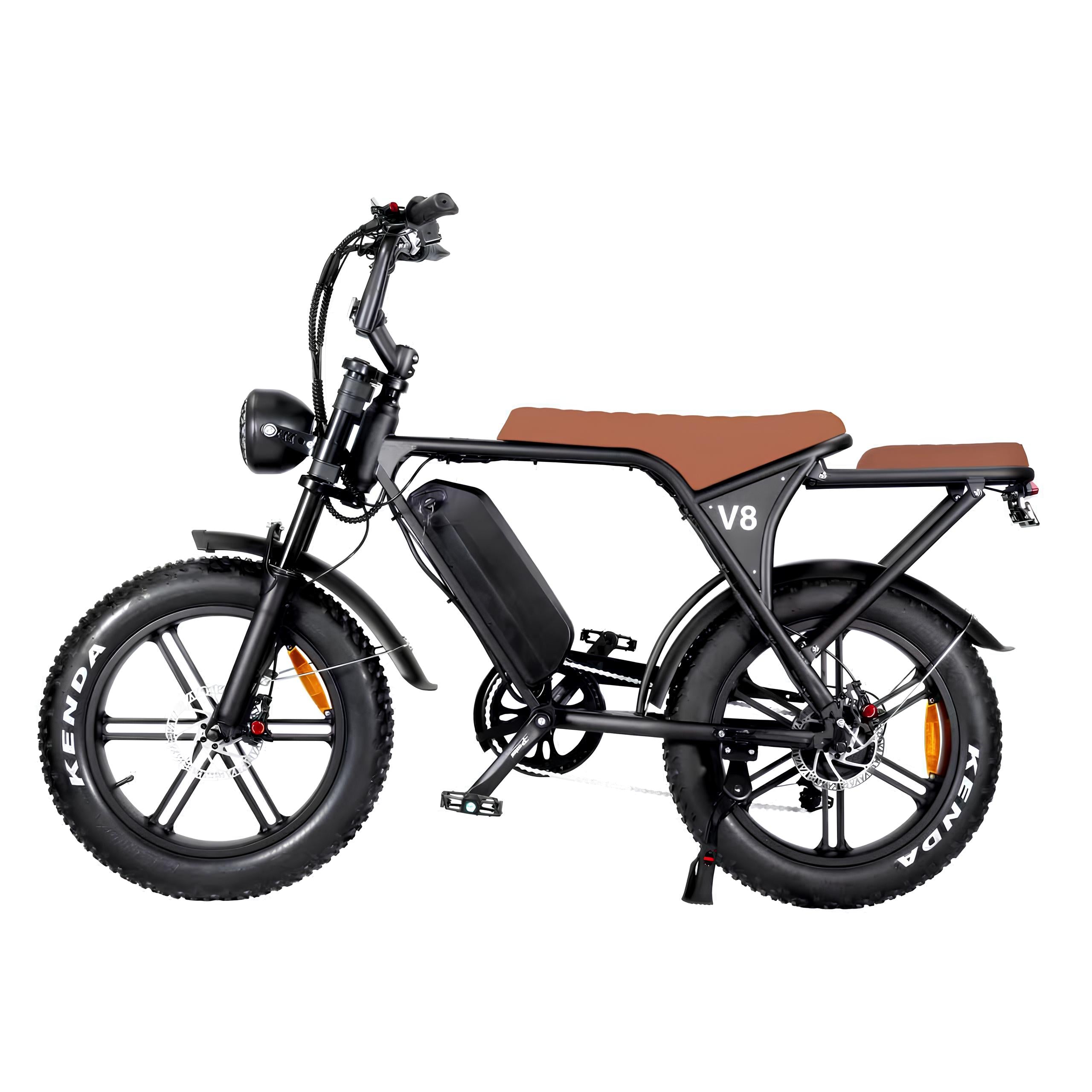 Fatbike v8 bruin zadel