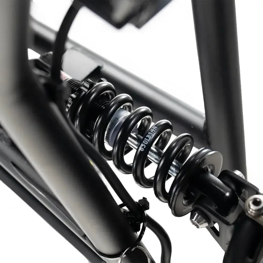 OUXI H9 Fatbike - Zwart - Hydraulische Remmen Vering