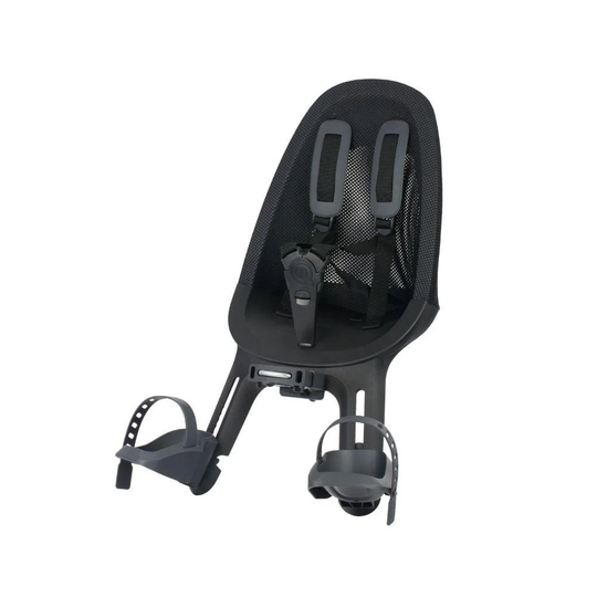 Qibbel - Kinderzitje - Black - Voor - Fatbike